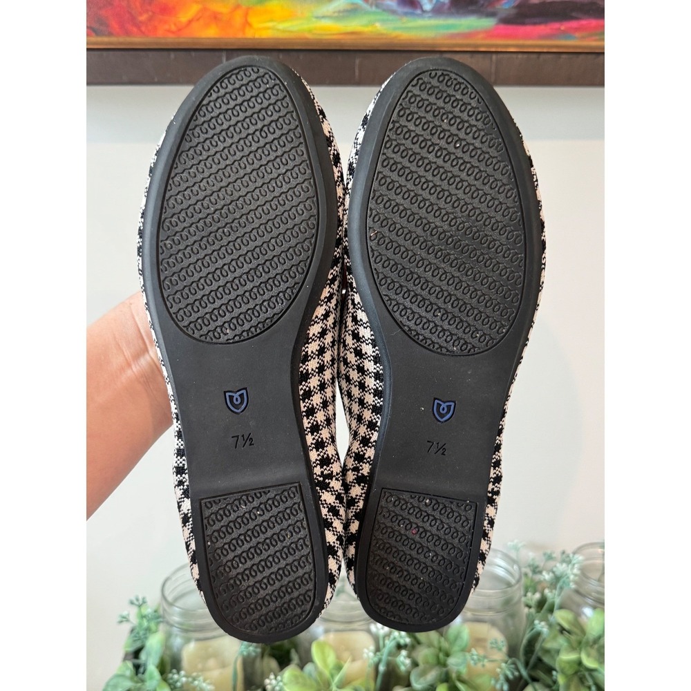 Rothy's Black and White Houndstooth Flats - Picture 3 of 7